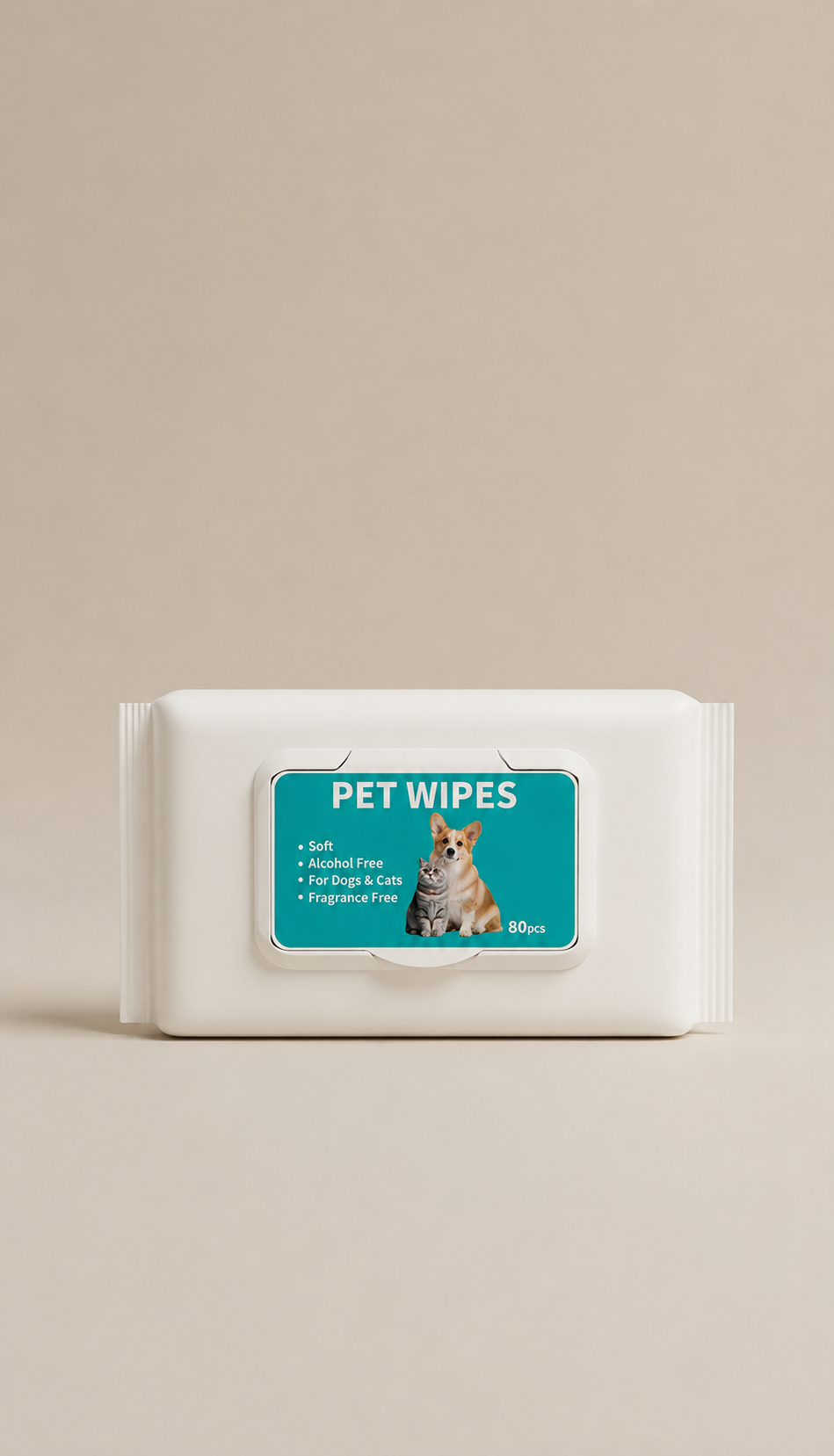 Luna FreshPaw Pet Wipes – 80 Count