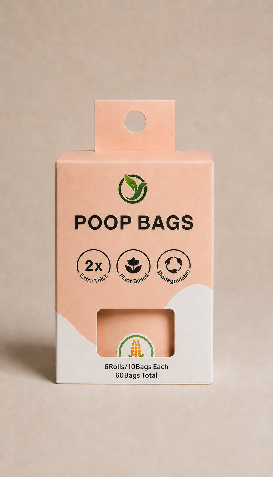 Luna EarthPaw Biodegradable Poop Bags – 60 Count